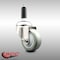 Service Caster 3 Inch 316SS Gray Polyurethane Wheel Swivel 3/4 Inch Expanding Stem Caster SCC-SS316EX20S314-PPUB-34 - alternate 3
